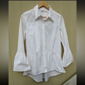 Neiman Marcus White Button Down Shirt